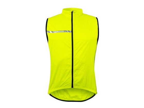 Cyklistická vesta Force Windpro neprofuk - Fluo