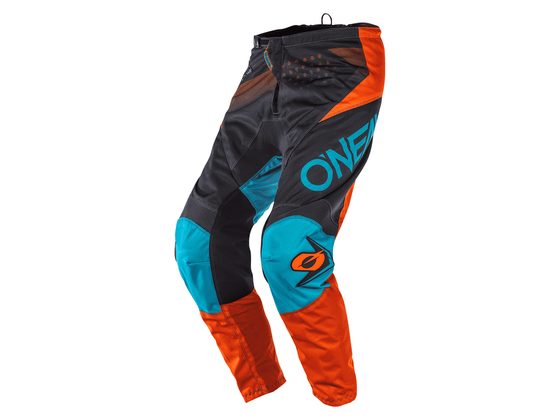 pánské enduro kalhoty O'NEAL ELEMENT FACTOR šedá/oranžová/modrá