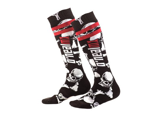 Ponožky O'NEAL PRO MX CROSSBONE černá/bílá