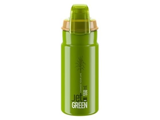 Láhev ELITE Jet Green 21´ Plus bílé logo 550 ml