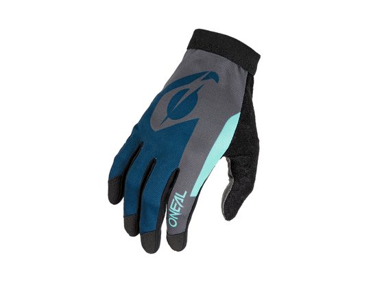 Dlouhoprsté rukavice O'NEAL AMX GLOVE ALTITUDE BLUE/CYAN