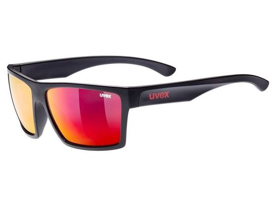 Brýle UVEX LGL 29, BLACK MAT/MIR. RED