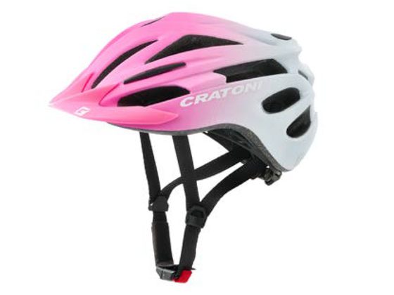 Dětská helma CRATONI Pacer JR. Pink/White Matt - XS/S (50-55cm)
