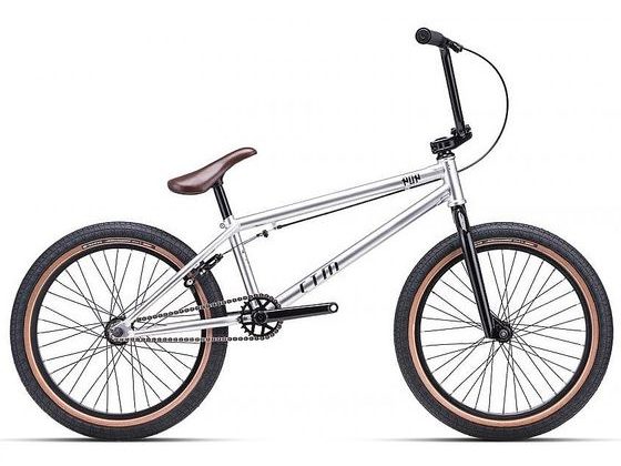 BMX kolo CTM POP 20", Shiny silver/ lesklá stříbrná