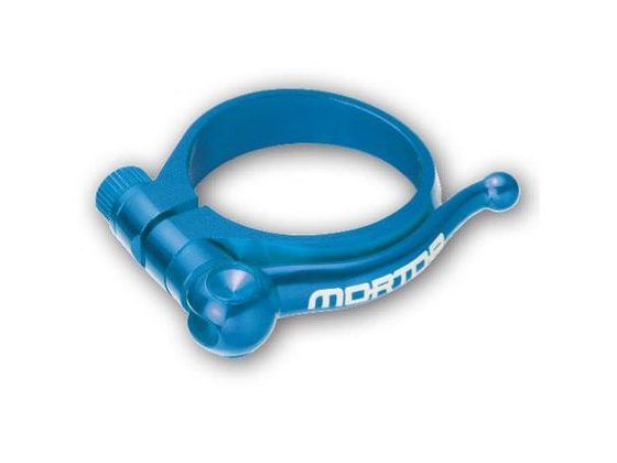 Objímka sedlovky Mortop SPC274 modrá 31,8mm