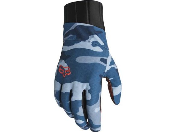 Dlouhoprsté rukavice FOX Defend Pro Fire Glove, zimní, modrá/Blue Camo