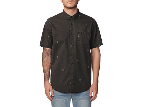 Pánská košile Globe Neon Dreams SS Shirt-černá