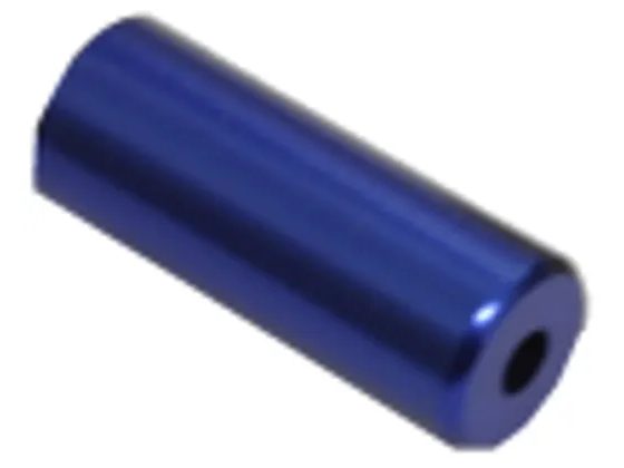 Koncovka bowdenu 4mm Al - modrá