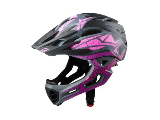 Integrální helma Cratoni C-MANIAC Pro - black-pink-purple matt