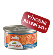 ALMO NATURE DAILY MENU WET CAT - PENA S MORSKÝMI RYBAMI 85G VÝHODNÉ BALENIE 24KS - KONZERVY PRE MAČKY