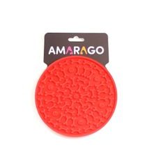 Amarago lízacia podložka kruh červený