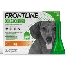 Frontline Combo spot-on dog S a.u.v. sol 3 x 0,67 ml, 2-10kg