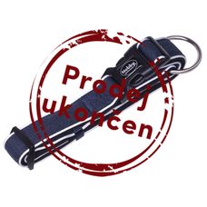 Nobby CAYO obojok nylon reflexná modrá XS 20-30cm