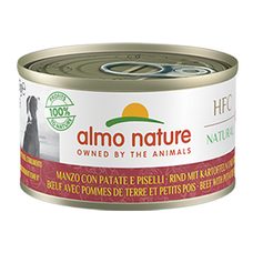 Almo Nature HFC DOG - Hovězí s bramborem a hráškem 95g výhodné balení 24ks