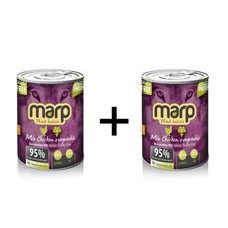 Marp Mix konzerva pre psov kura+zelenina 400g exp 05/2024 1+1 ZADARMO