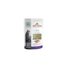 Almo Nature HFC Raw Pack WET CAT - Kuracie prsia a kačacie filet 55g exp 06/2022 zľava 40%