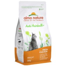 Almo Nature Functional Dry - Anti-Hairball Kura a ryža 400g