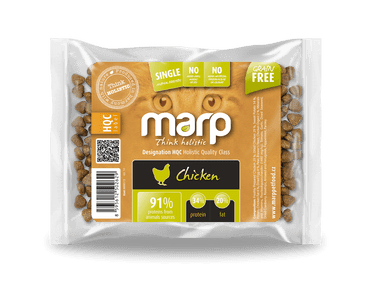 MARP HOLISTIC - CHICKEN CAT -  KURACIE BEZ OBILNÍN PRE MAČKY VZORKA 70G