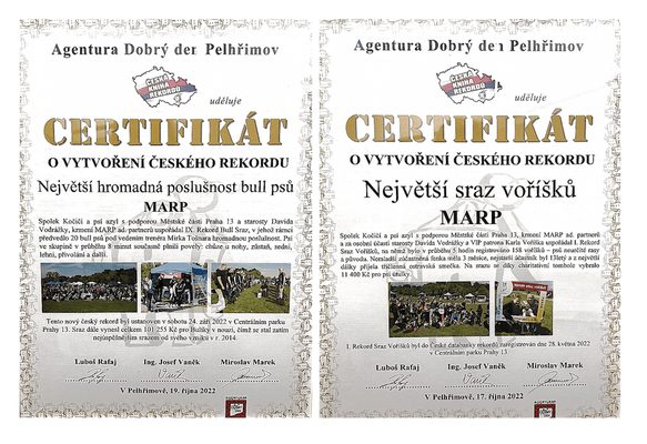 Vytvorenie dvoch českých rekordov
