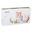 CUBIKA 12640 Pokoj - dřevěný nábytek pro panenky
