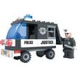 Stavebnice Dromader Policie Auto 23201 58ks v krabičce 17x10x4,5cm