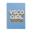Spirálová kniha, VSCO Girl, formát A6,