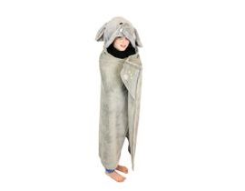 Cozy Noxxiez BL824 Slon - hřejivá deka s kapucí se zvířátkem a tlapkovými kapsami