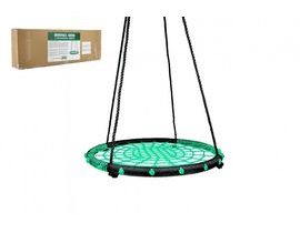 Houpací kruh zelený 80 cm provazová výplň v krabici 75x26x12cm