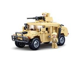 Sluban Army Model Bricks M38-B0837 Hummer bojový off road