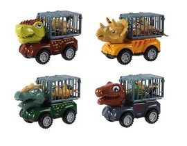 Auto na setrvačník Dinosaurus s figurkou
