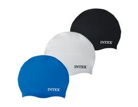 Plavecká čepice, na plavání INTEX 55991 černá