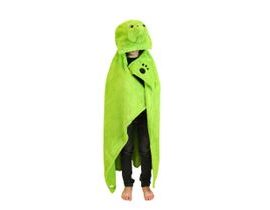 Cozy Noxxiez BL817 Želva - hřejivá deka s kapucí se zvířátkem a tlapkovými kapsami