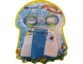 Sada dětské plavecké brýle + nafukovací kruh Wave SET2102