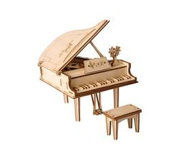 RoboTime 3D dřevěné puzzle Velké piano