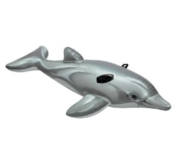 Delfín nafukovací s úchyty 175x66cm v krabici