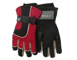 Dětské zimní rukavice Bella Accessori 9010-3 červená