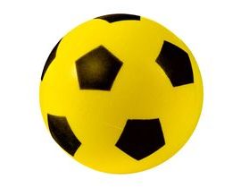 Androni Soft míč - průměr 12 cm, žlutý