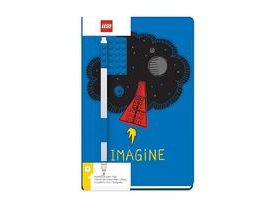 LEGO Stationery Zápisník A5 s modrým perem - Imagine