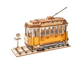 RoboTime 3D dřevěné puzzle Historická tramvaj