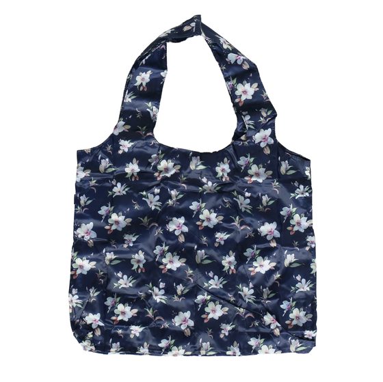 Skládací taška - Modrá květina