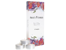 Price's vonné čajové svíčky Fig & Plum 10ks