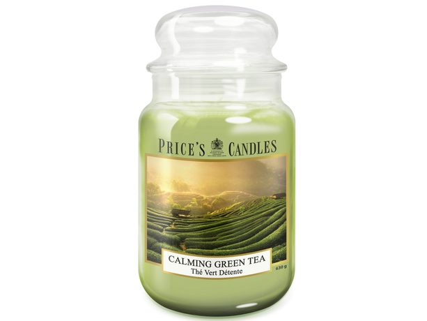 PRICE´S MAXI sviečka ve skle Calming Green Tea - horenie 150h