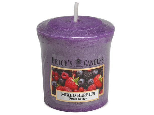 FRAGRANCE votivná sviečka Mixed Berries - horenie 15h