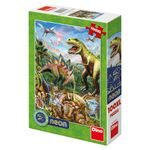 Puzzle Svět dinosaurů 100XL - svítící