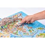 Magnetická mapa Svět (puzzle + hra)