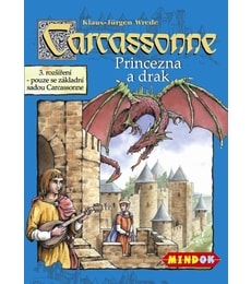 Carcassonne 3. rozšíření Princezna a drak (starší vydání) - Produkt Carcassonne 3. rozšíření Princezna a drak (starší vydání)