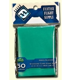 Obaly na karty pevné zelené - Green Card Game Sleeves - FFG - Produkt Obaly na karty pevné zelené - Green Card Game Sleeves - FFG