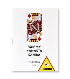Pravidla Rummy, Kanasta a Samba - Produkt Pravidla Rummy, Kanasta a Samba