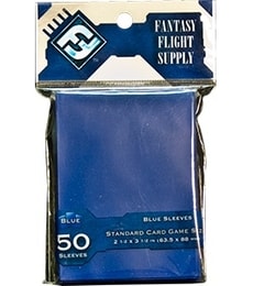 Obaly na karty (63,5x88) pevné modré - Blue Card Sleeves - FFG - Produkt Obaly na karty (63,5x88) pevné modré - Blue Card Sleeves - FFG