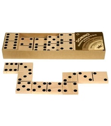 Domino klasické bílé - dřevěné - Produkt Domino klasické bílé - dřevěné